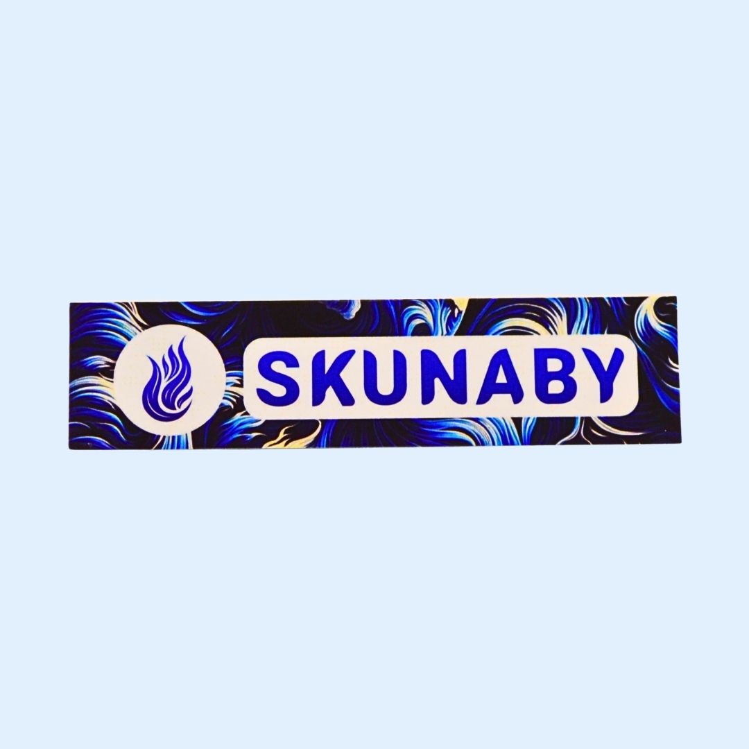 „Skunaby EarthBlueEdition Papers – elegante Packung in Blau für puren Genuss"