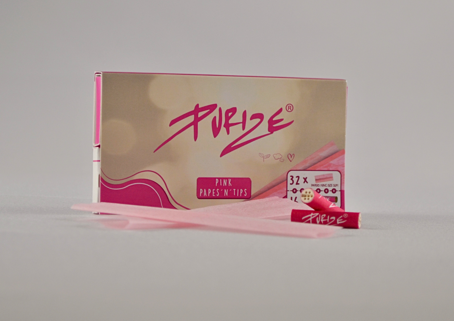 PURIZE Pink Papes'n'Tips Combo