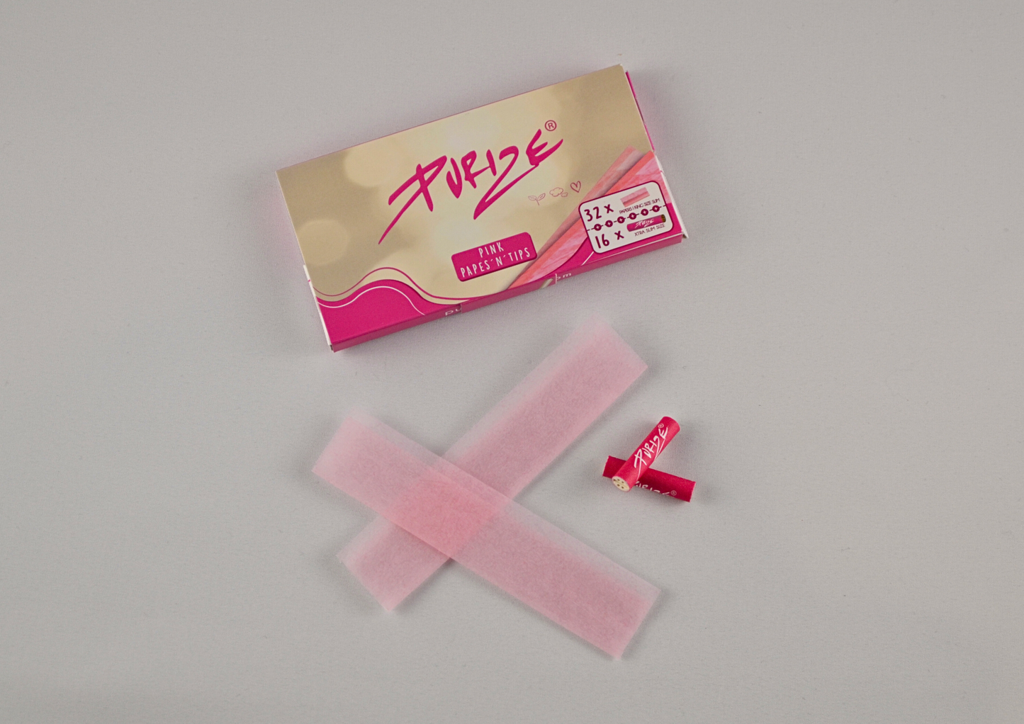 PURIZE Pink Papes'n'Tips Combo